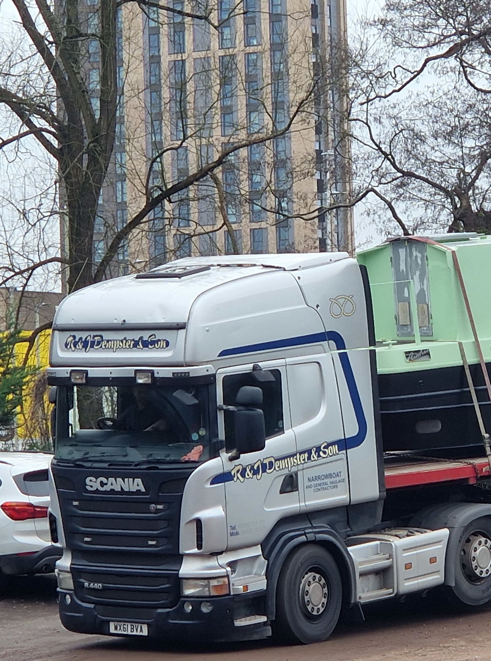 london boat delivery road transport